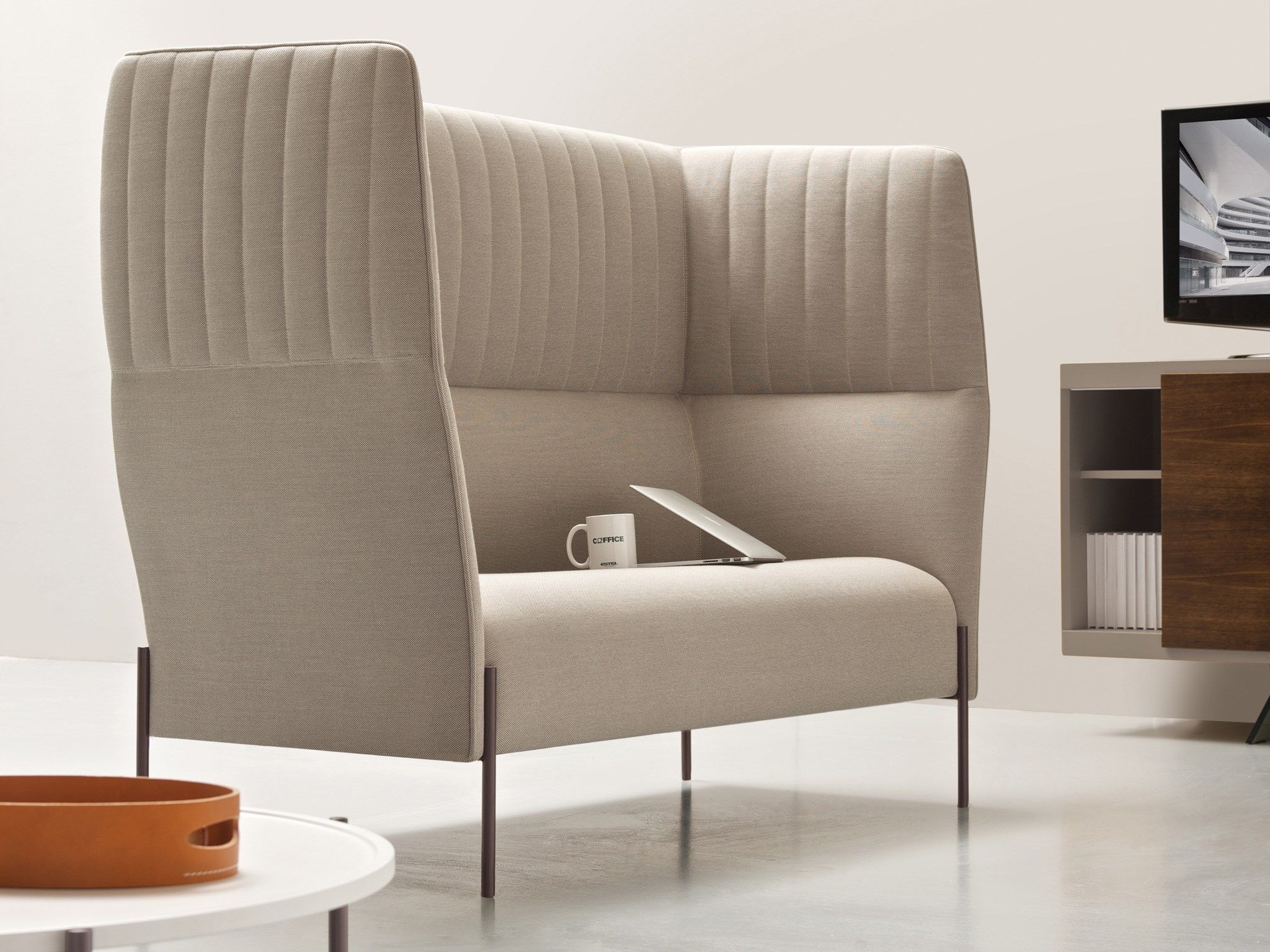 2-местный кожаный диван с высокой спинкой ESTEL GROUP Dolly ARCH-00061314 - Вид №14