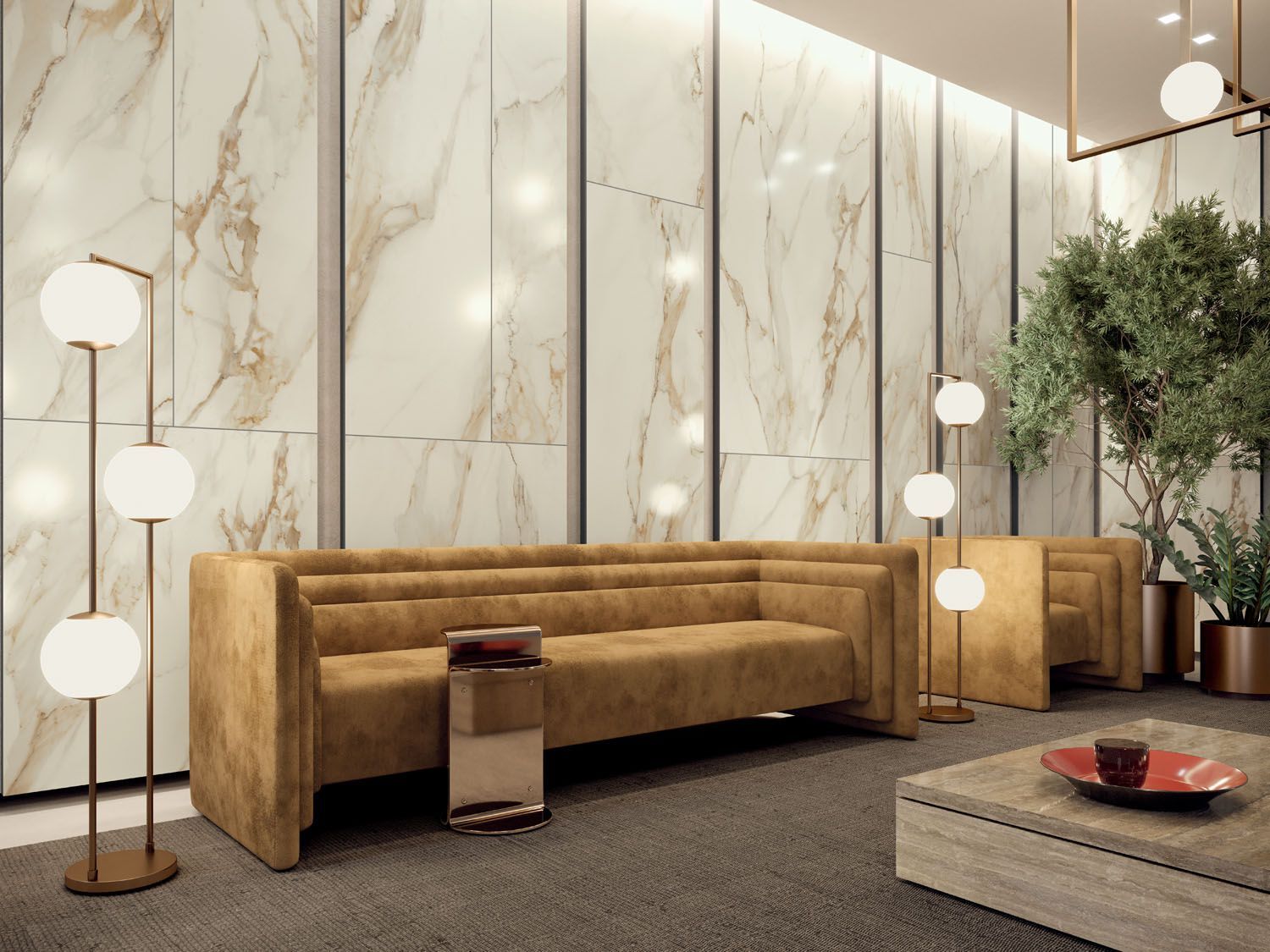 Керамогранит / напольное покрытие из ламинированного керамогранита с мраморным эффектом COTTO D'ESTE Starlight ARCH-00075569 - Вид №8