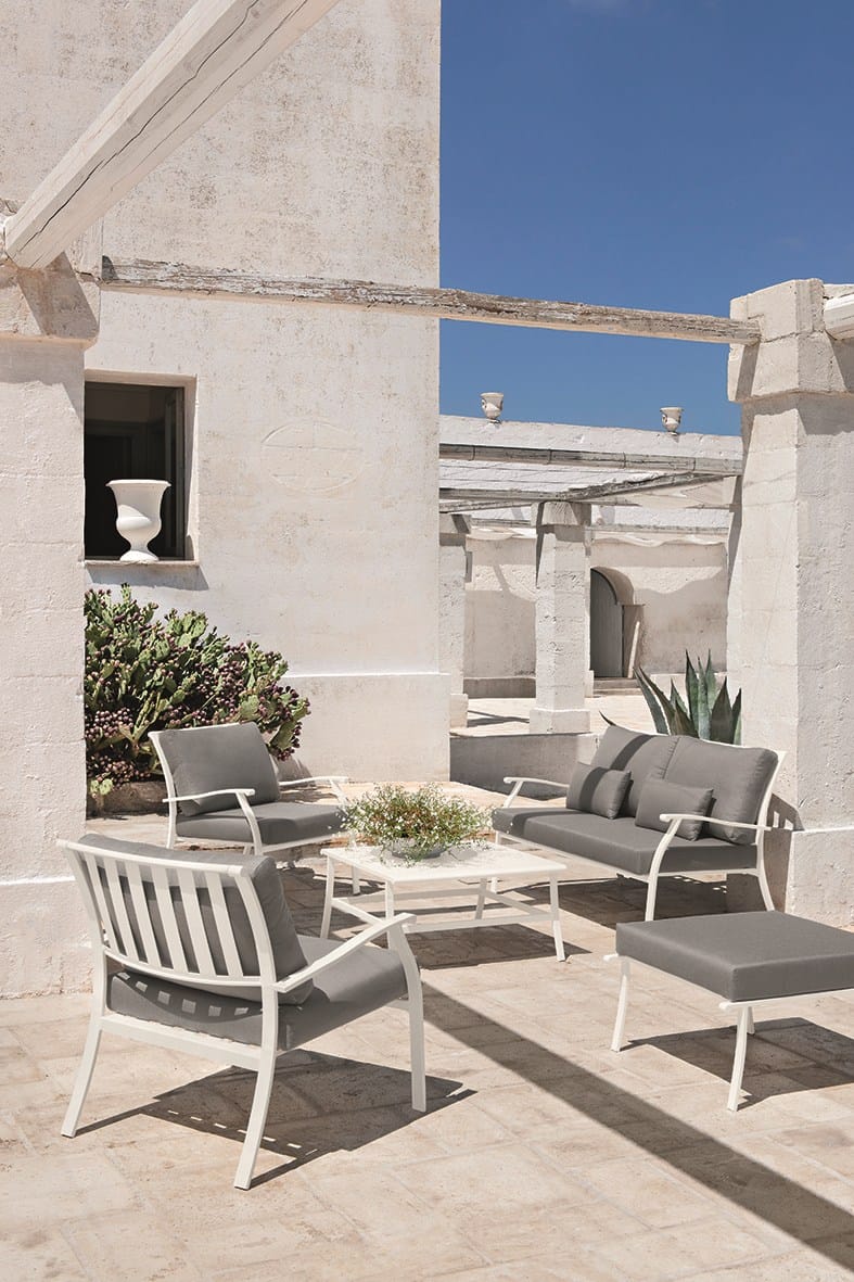 Стальной квадратный садовый стол Ethimo эликсир ARCH-00134992 - Вид №5