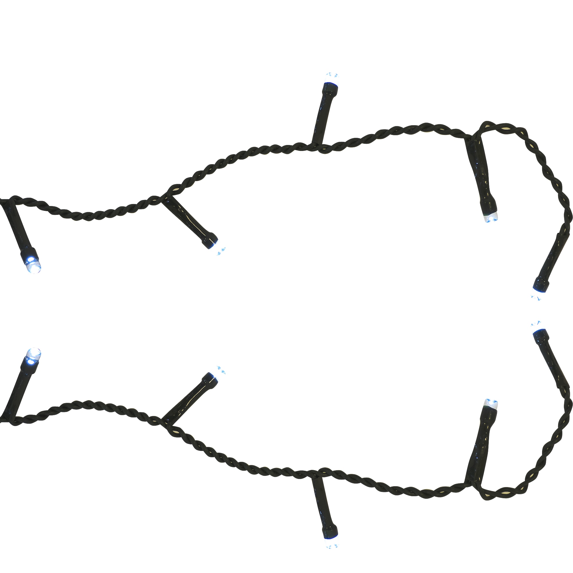 14041006 Электрогирлянда наружная «Бахрома» 5.9 м 300 LED белый холодный Santreyd  - Вид №2