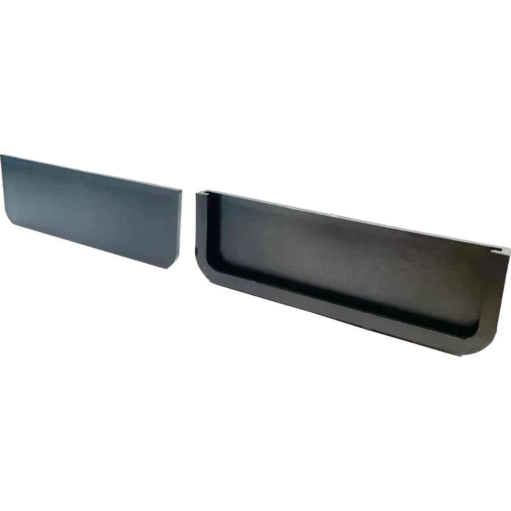 Заглушка торцевая к каналу Gidrolica 1000x115x55 мм цвет черный 89372520 STLM-2119552 