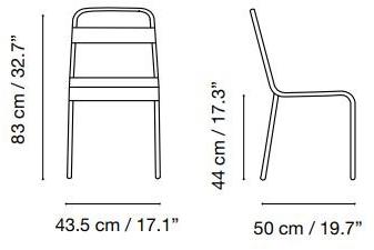 iSimar Садовый стул из алюминия с порошковым покрытием Biarritz 8055 - Вид №2