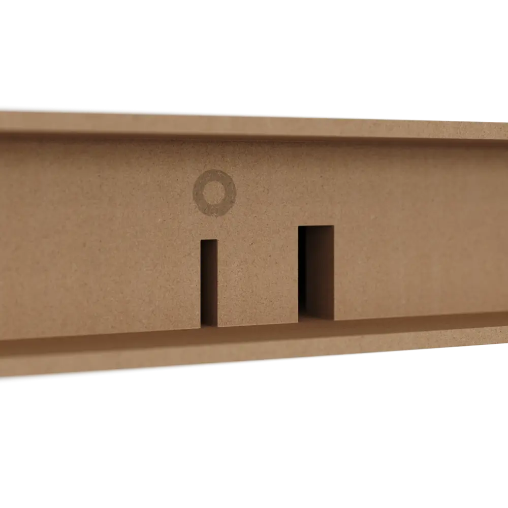 Полка настенная Spaceo White 60x23.5 см МДФ цвет белый STLM-2147232 - Вид №6