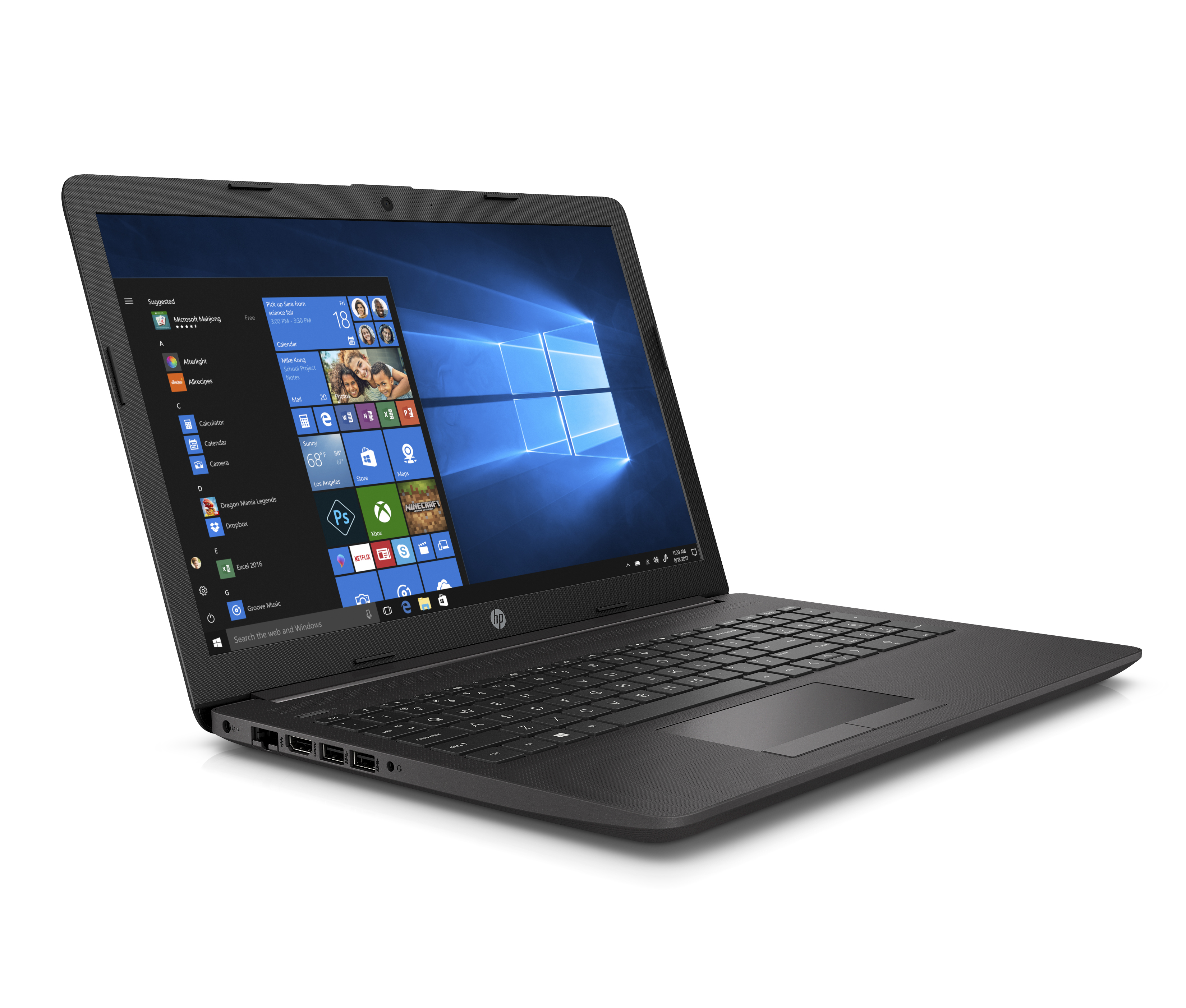 6BP45EA#ACB 250 g7 15.6"(1366x768)/intel core i3 7020u(2.3ghz)/4096mb/256ssdgb/dvdrw/int:intel hd graphics 620/41whr/war 1y/1.78kg/dark ash silver/dos HP Santreyd 