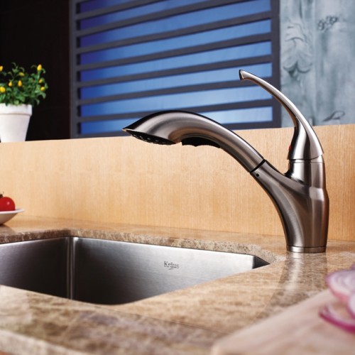 KHU121-23-KPF2210ORB-KSD30ORB Накладная раковина на столешницу  прямоугольная Krausru  - Вид №6