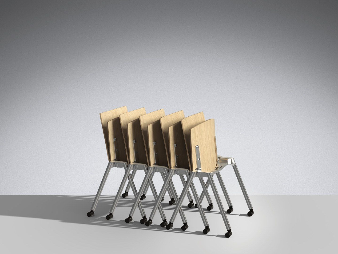 Складной стул с колесами LAMM Hl3 ARCH-00094106 - Вид №2