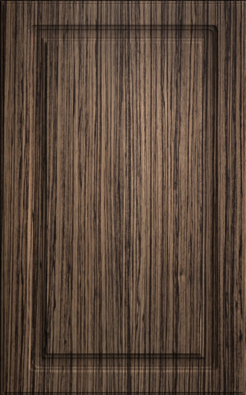 Фасады для кухни Классика Фрезеровка «Прямоугольник+» Зебрано темное №119 SIDAK SIST1348-205