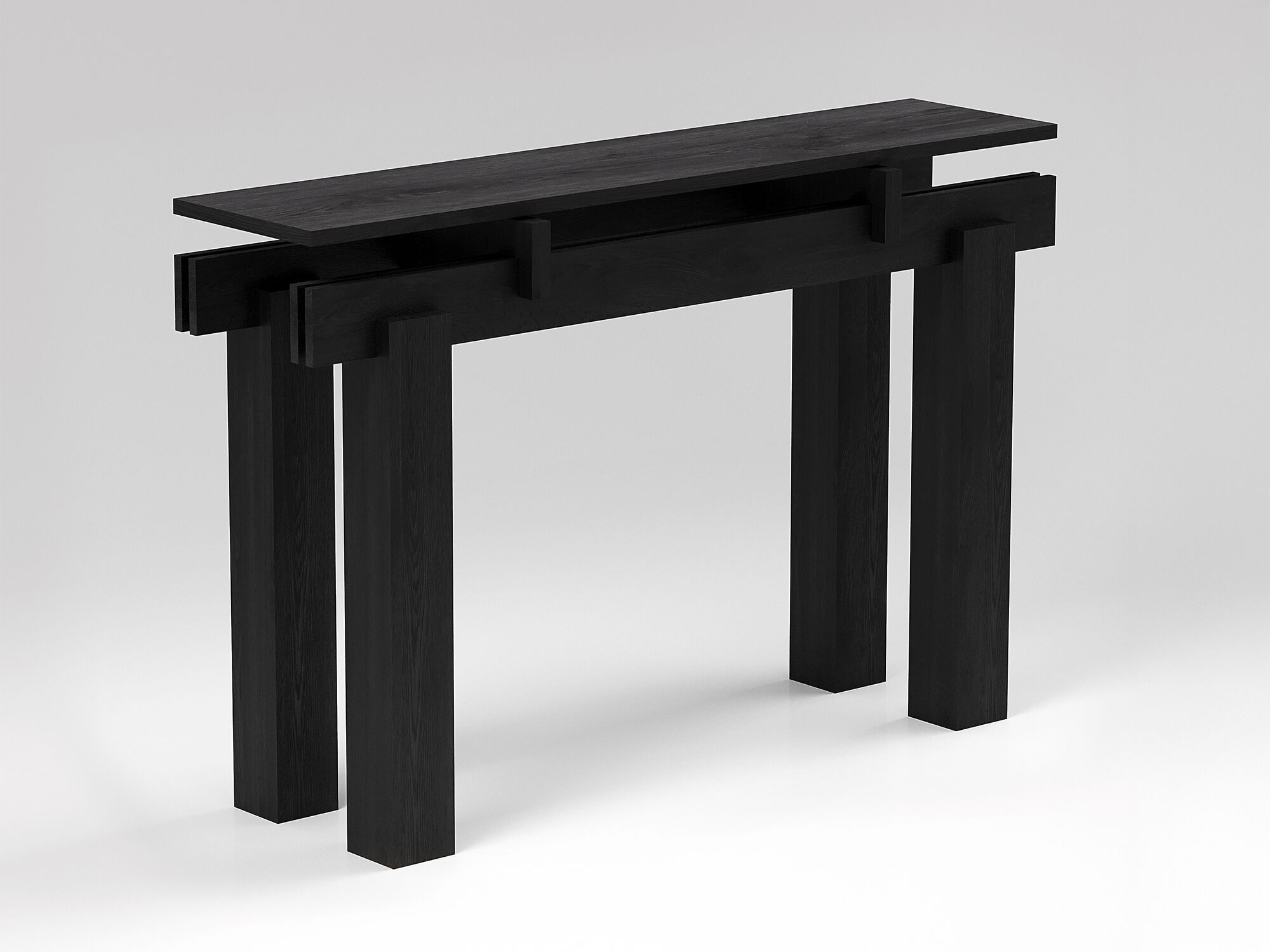 Прямоугольная дубовая консоль YET. Design Studio Off_Grid ARCH-00085462 - Вид №8