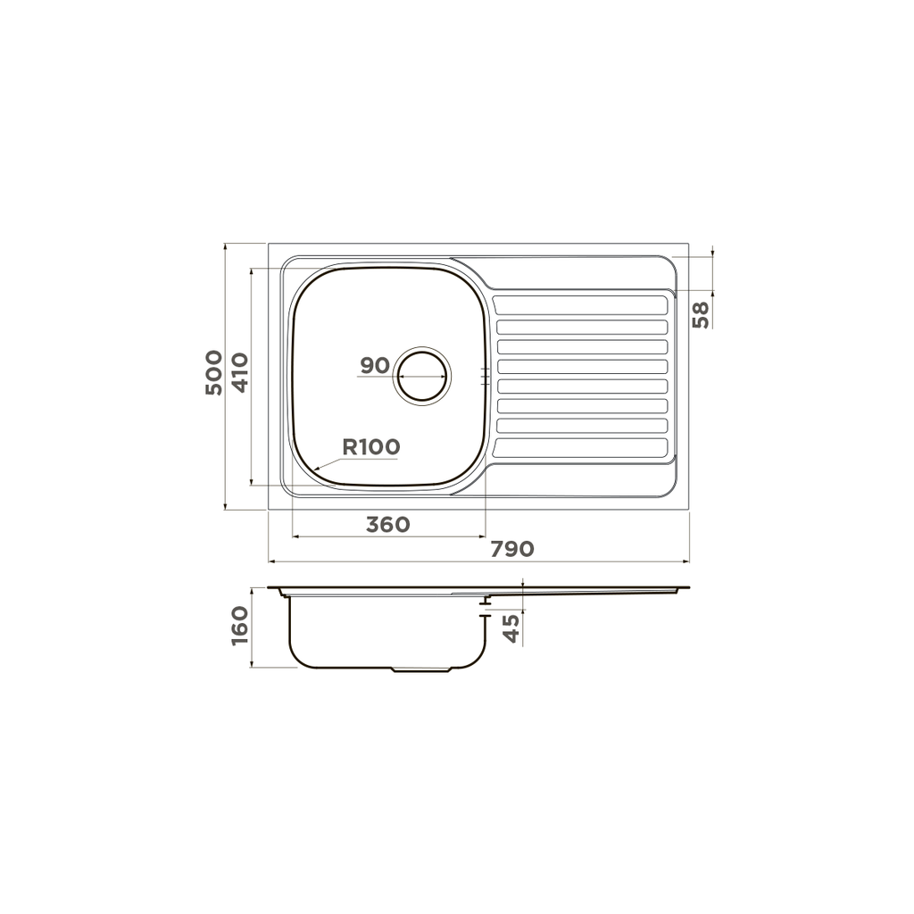 Кухонная мойка Kashiogawa 79 IN OMOIKIRI 4993452 - Вид №4