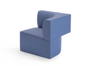 Тканевое угловое кресло