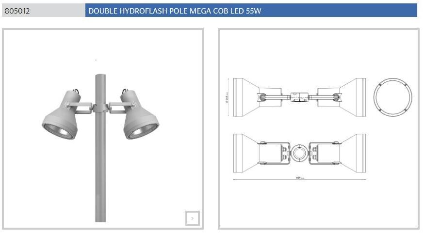 PUK Светодиодный уличный фонарь из литого под давлением алюминия Hydroflash sun-id-1513337 - Вид №30