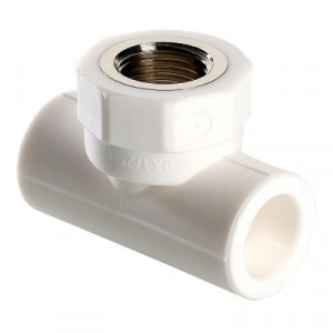VTp.732.0.03204 Фитинг полипропиленовый – тройник с переходом на внутреннюю резьбу Valtec 32 мм х 1/2"
