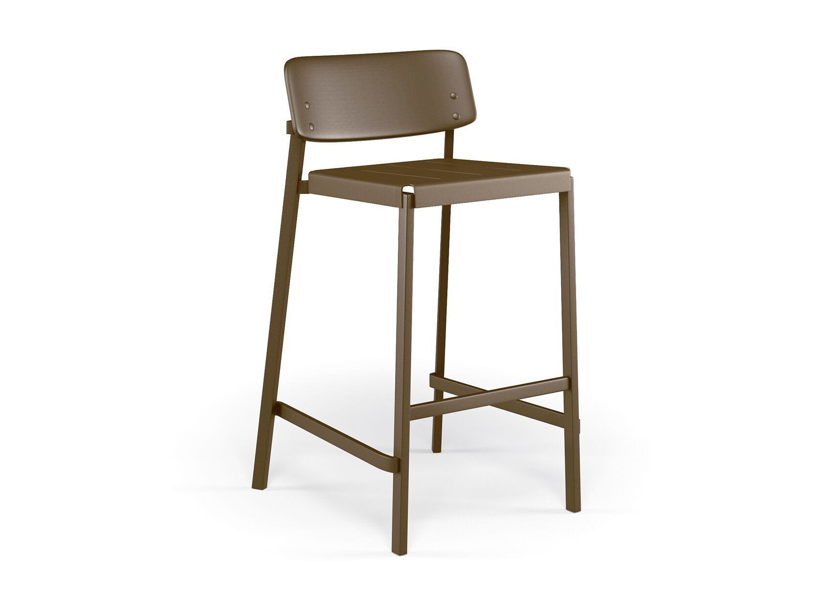 Алюминиевый штабелируемый высокий садовый стул emu Shine ARCH-00114763