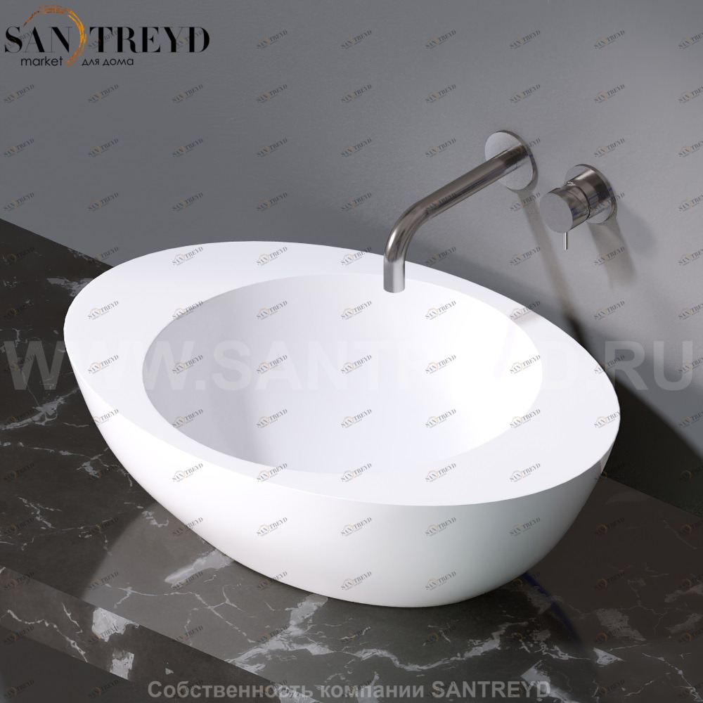 L269.100 Накладная раковина на столешницу  овальная A. e T. Italia ACCENT AeT ITALIA