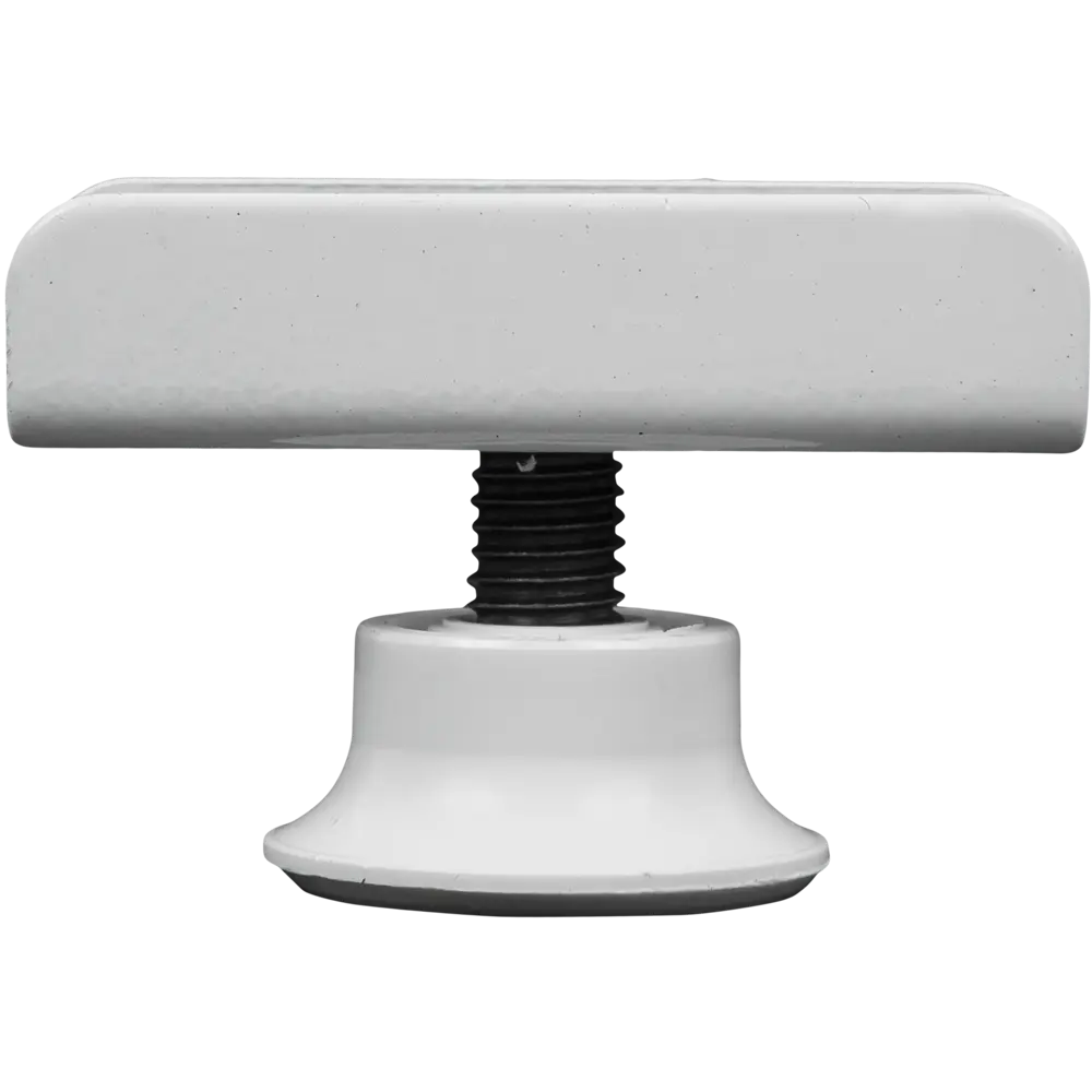 Ножка для мебели круглая M8 регулируемая 16 мм белая 2 шт ELEMENT STLM-2165179 - Вид №2