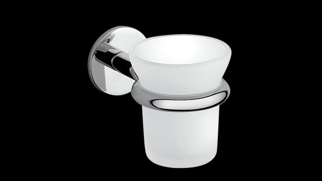 ST143 Стакан, настенный, из матового стекла bagno&associati STANZA Bagno & Associati