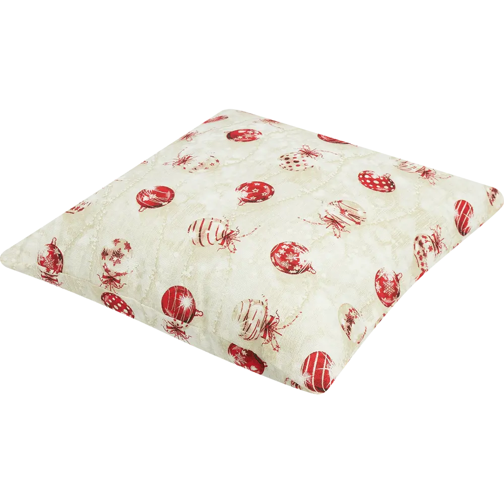 Подушка "Бусы" 40x40 см цвет бежевый Altali STLM-2118511 - Вид №1