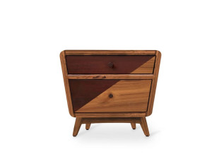 Тумбочка из тикового дерева с ящиками