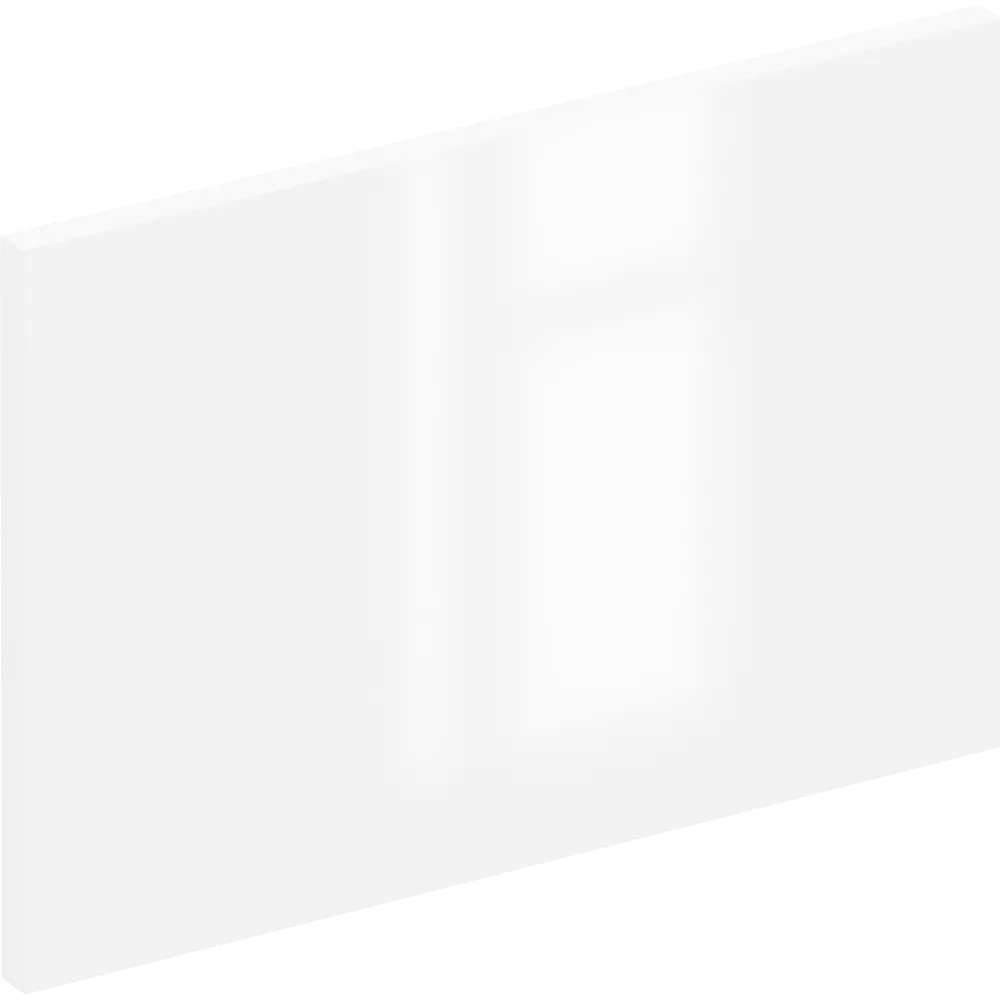 Фасад кухонный DELINIA ID Аша белый глянцевый 39.7x25.3 см 82011153 STLM-0880954