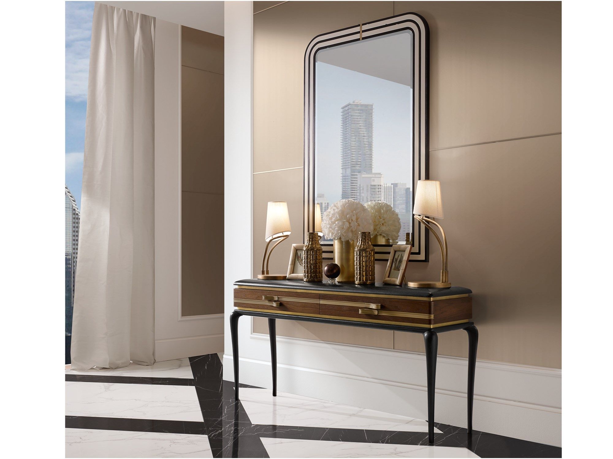 Прямоугольное настенное зеркало A.R. Arredamenti Dilan ARCH-00060090 - Вид №2