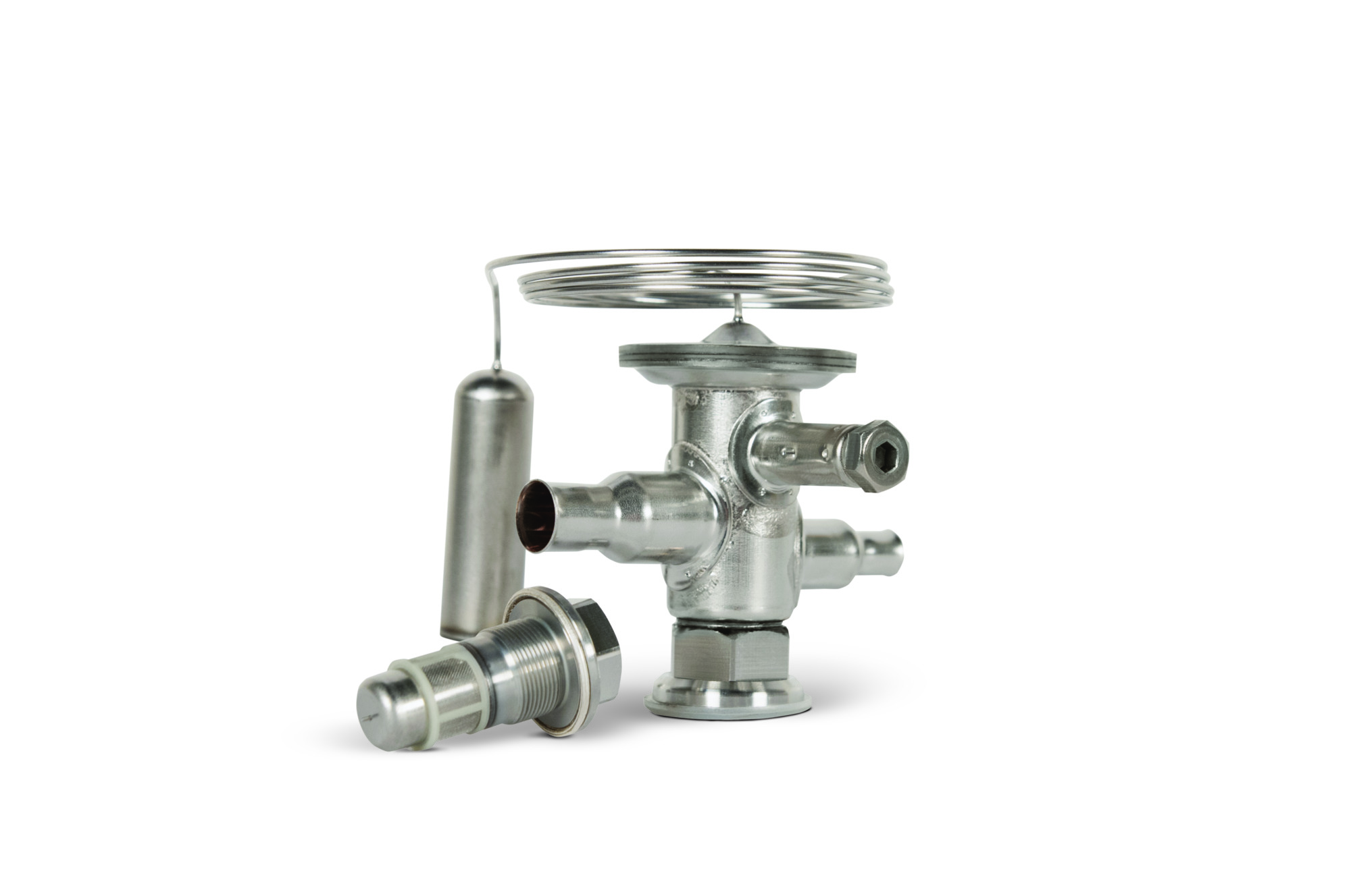 Danfoss TUA/TUAE — Клапаны терморегулирующие со сменными клапанными узлами TUAE Корпус клапана с элементом термоста 068U2319  - Вид №10
