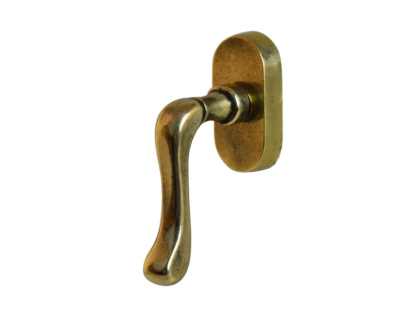 Латунная оконная ручка DK на розетке GIARA ART DESIGN-BRONZE Tosca ARCH-00071784