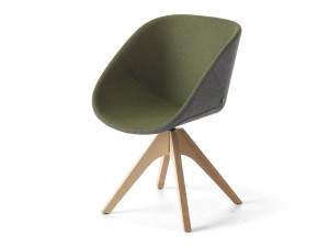 Тканевое вращающееся кресло