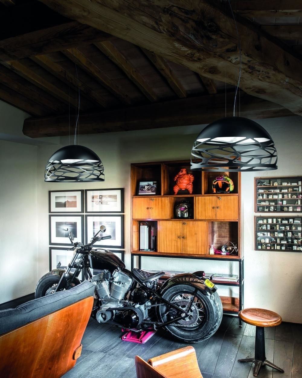 Studio Italia Design Kelly SO1 141016 matt black подвесной светильник 112049 - Вид №1