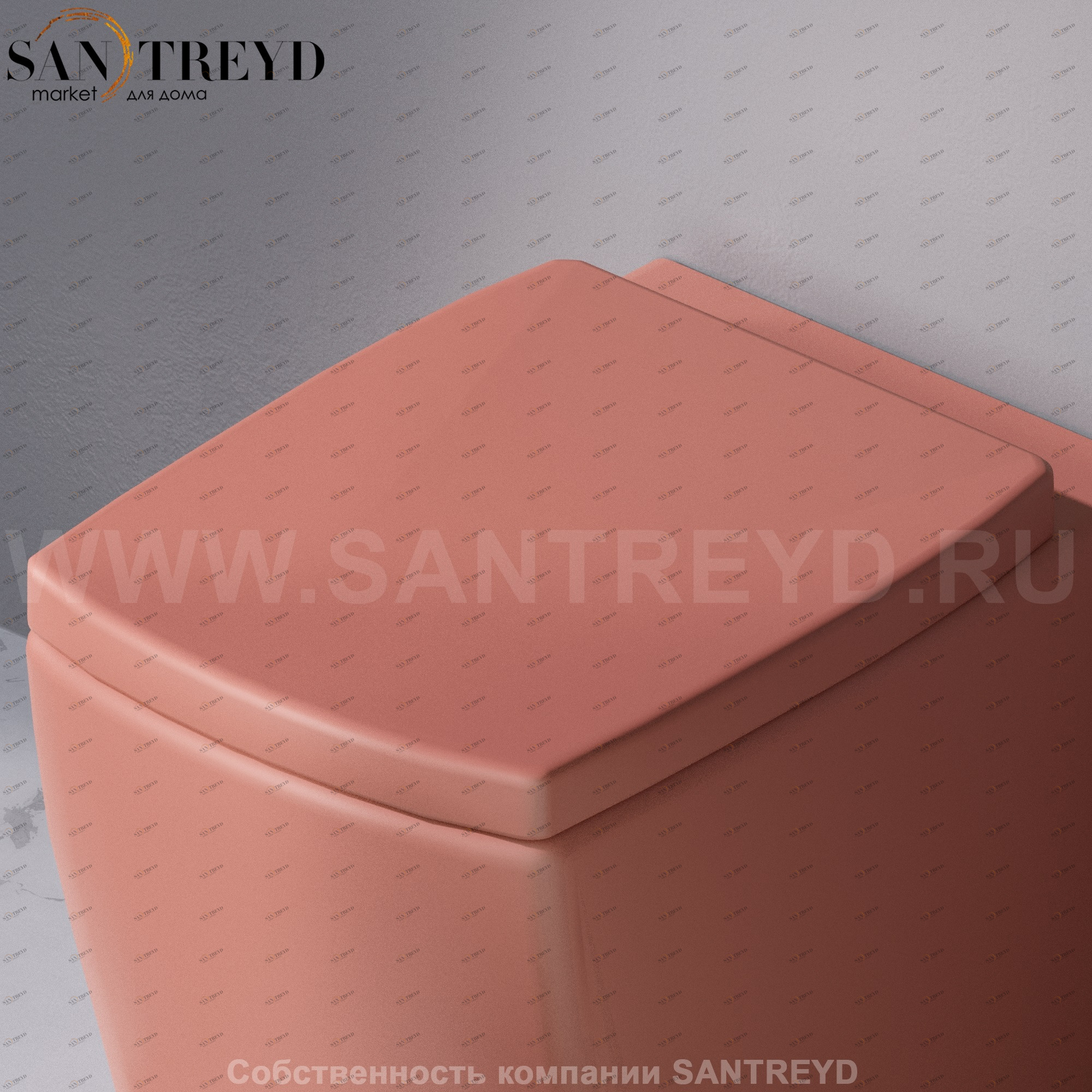 C521.142 Крышка сиденье для унитаза A. e T. Italia SQUARE AeT ITALIA