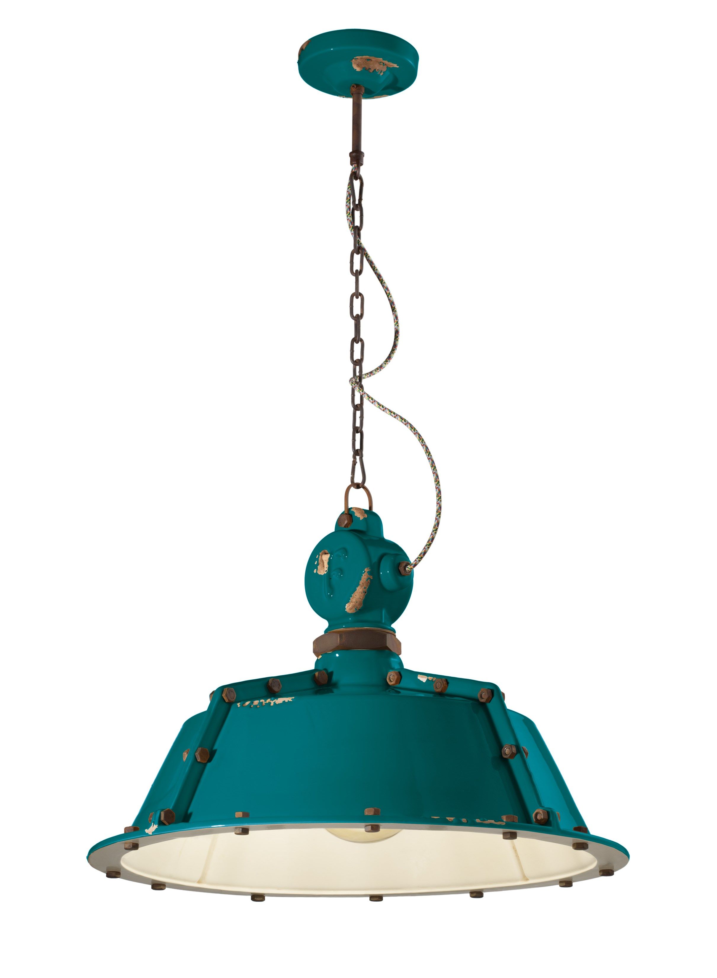 Промышленный стиль керамический подвесной светильник FERROLUCE Industrial ARCH-00041759 - Вид №9