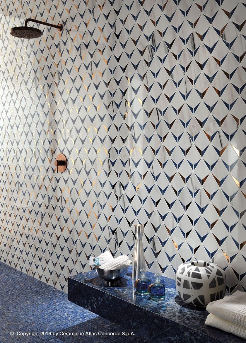 Atlas Concorde Белая плитка для стен с эффектом мрамора Marvel dream sun-id-1460935 - Вид №20