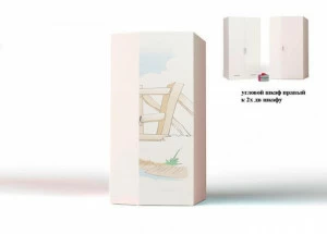 Шкаф угловой ABC-KING Bears (правый)