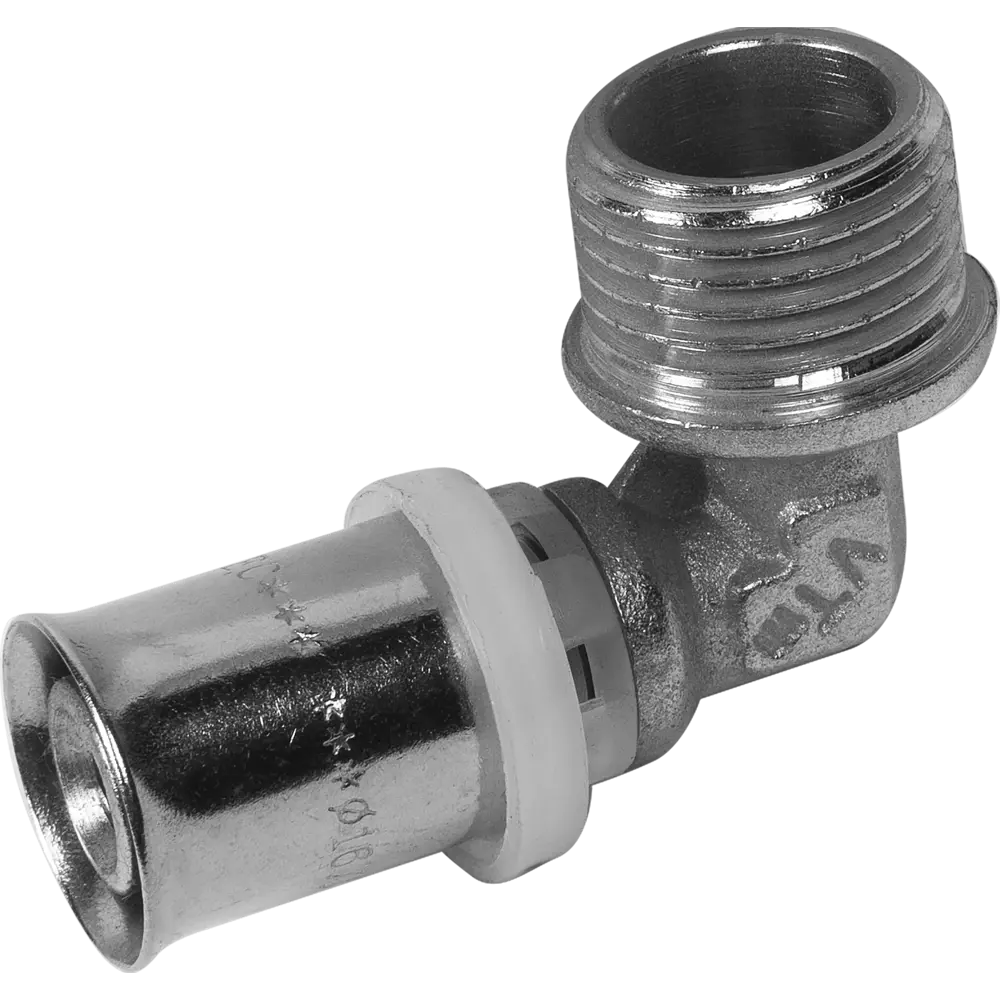Угловой фитинг Valtec 90° с переходом на резьбу 1/2"x16 мм 15474663 STLM-0005961