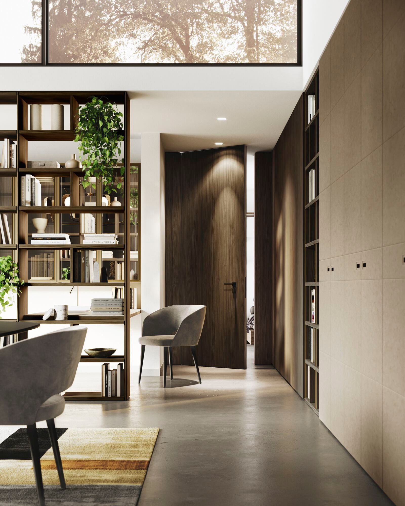 Шкаф из искусственной кожи на заказ Guzzini & Fontana Ellington ARCH-00010485 - Вид №2