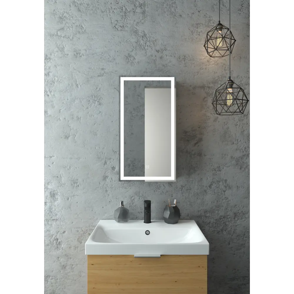 Santreyd Montero White — зеркальный шкаф с LED-подсветкой для ванной 83076655 STLM-0038903 - Вид №9