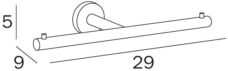 INDA® Двойной держатель для бумаги Gealuna A1025c - Вид №1