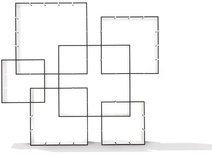 Müller Small Living Модульный книжный шкаф  Kx200-312  - Вид №3