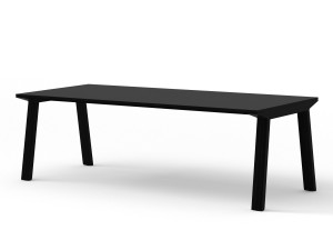 Деревянный прямоугольный рабочий стол