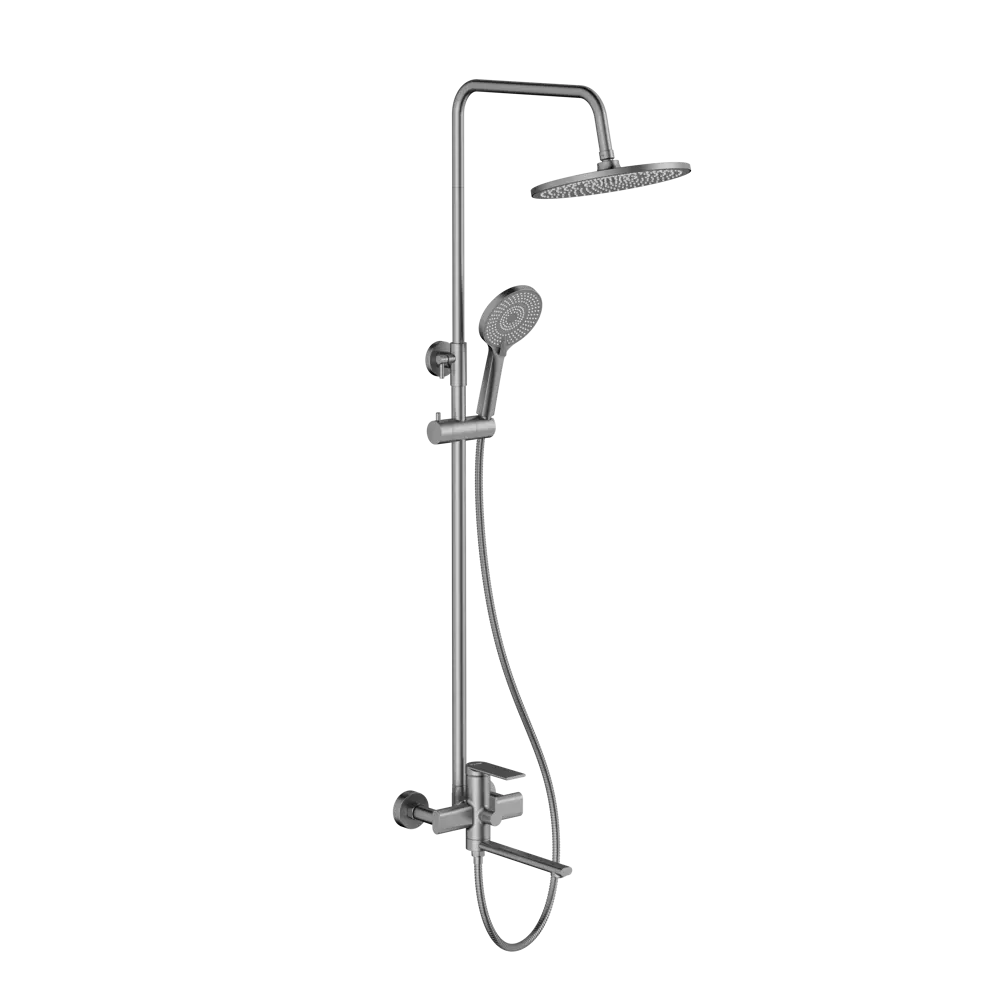 Душевая система Frap Arne со смесителем 3 режима цвет графит STLM-2006197