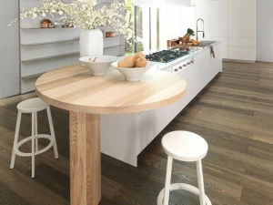 Elmar Островок с круглым столом из массива дерева El_01