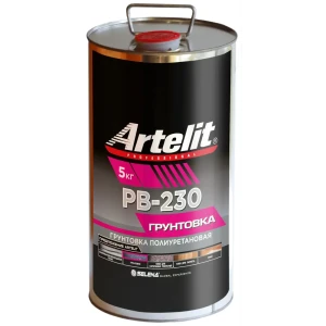 Грунтовка для сухих и влажных помещений Artelit PB-230 прозрачная 5 кг