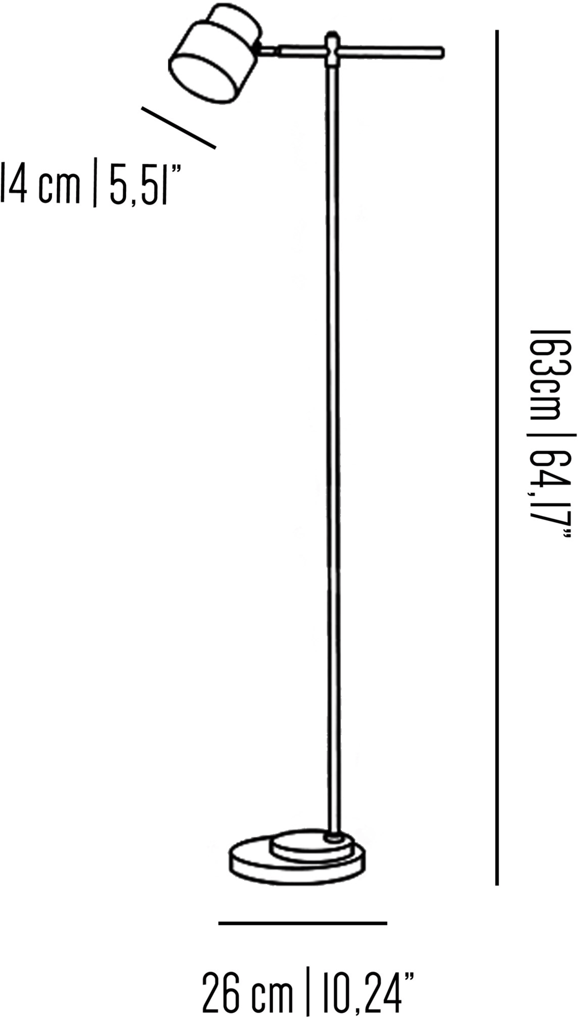 Il Bronzetto Регулируемый светодиодный торшер из латуни Satellite Sat01_m / sat01_sofa - Вид №4