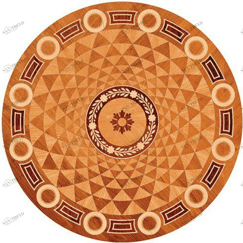 Художественный паркет Da Vinci Розетка 26-141 Дуб Селект (Гладкая) х1000диаметр мм 260090141