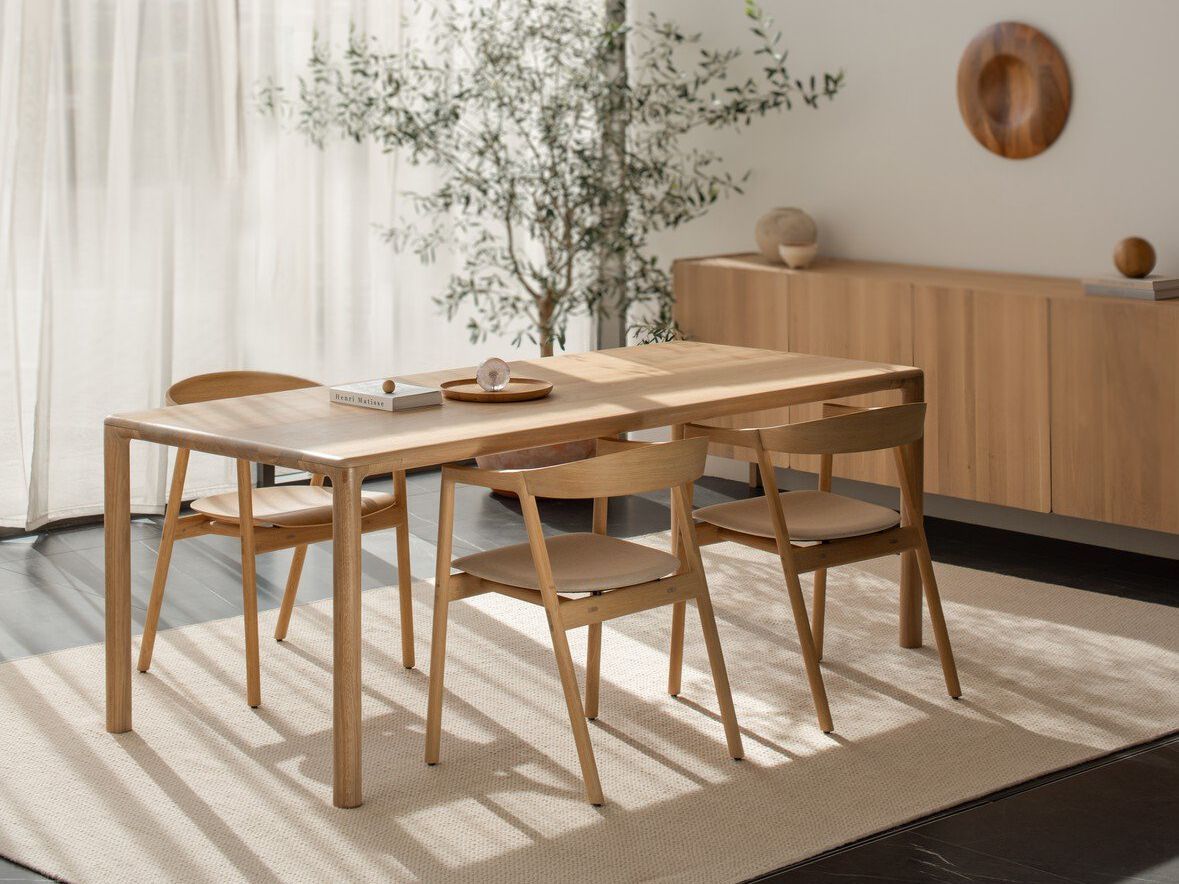 Прямоугольный обеденный стол из дуба Gazzda DERVEN ARCH-00033791 - Вид №6