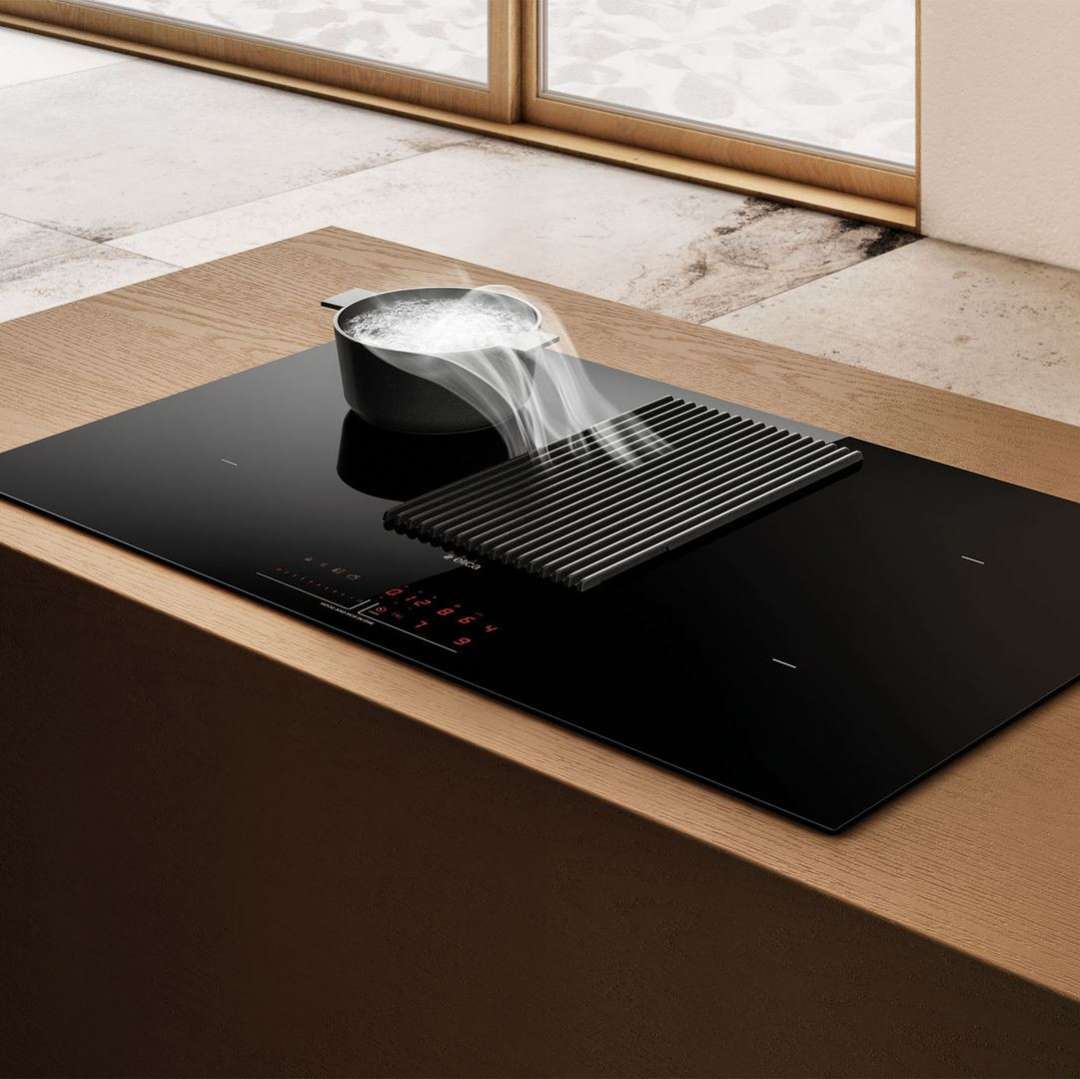 NIKOLATESLA PRIME BL/A/83-PRF0138475 Индукционные варочные панели / индукционная, с вытяжкой, 1200 м3/ч, черная Elica  - Вид №1