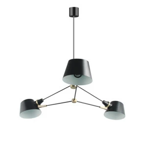 Светильник подвесной 20х91 см латунь Long Pivot 9209P/3A DELIGHT COLLECTION ДИЗАЙНЕРСКИЕ 00-3883109 Черный
