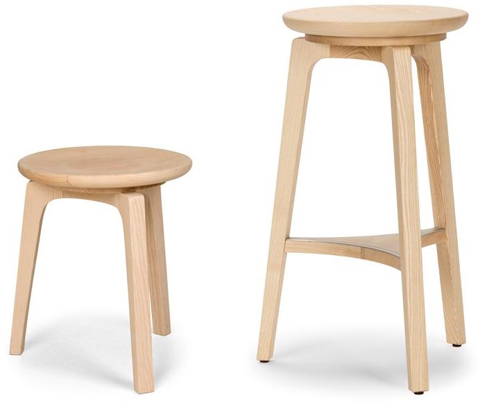 True Design Низкий табурет из массива дерева Tod Td 1000 - Вид №12