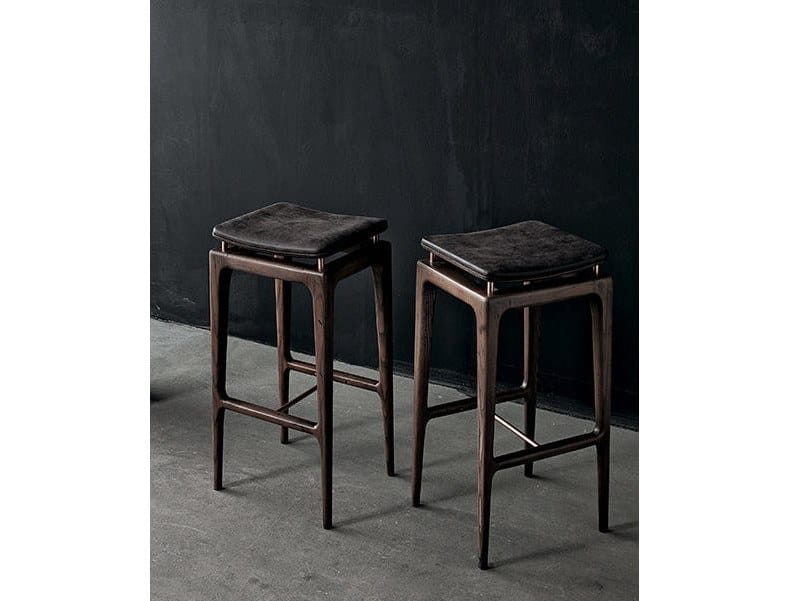 Деревянный кухонный мягкий стул с подставкой для ног Shake OTAKU ARCH-00083382