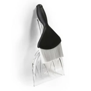 Совок черный прозрачный для уборки крошек Sparrow QUALY  00-3871255 Черный