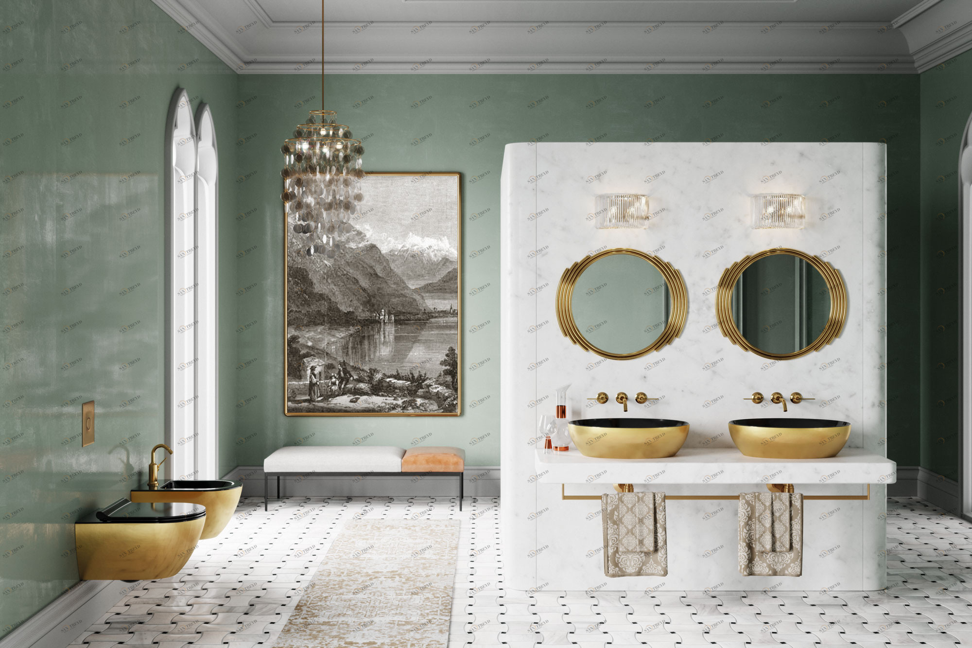 8865151 Биде подвесное  GSI ceramica 